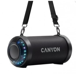 Boxa portabila Canyon BSP-7, Bluetooth 5.0, Putere RMS 9W, Negru